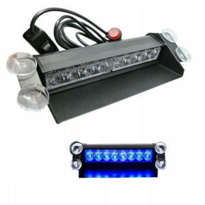 Stroboskopy Niebieskie Lampy Ostrzegawcze Led