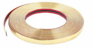 5 Metrów Listwy Ozdobne Taśma Złota Gold 21 Mm