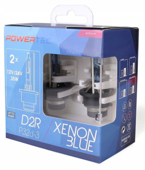 2x Xenon Żarnik D2r Xenon Blue Powertec 35w 6500k