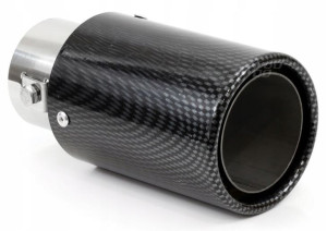 Końcówka wydechu tłumika carbon stal nierdzewna