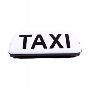 Sygnalizator Lampa Gapa Taxi Led Biała Na Magnes