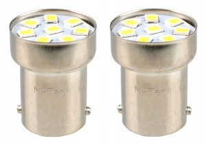Żarówka R5w Ba15s M-tech Osram Led 8xsmd Biała