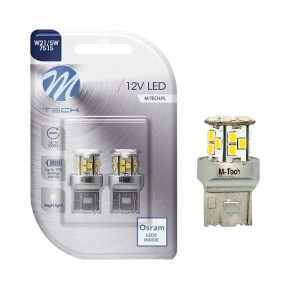 Żarówka W21/5w T20 Osram Led M-tech 21xsmd Biała