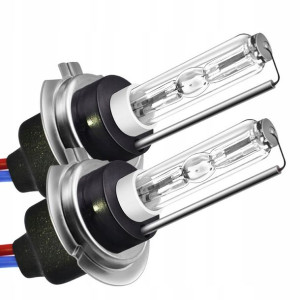 2x Palnik H7 Metal Żarnik Xenon Metalowy Kołnierz