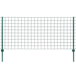 Euro ogrodzenie, stalowe, 20 x 0,8 m, zielone