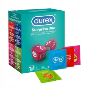 DUREX Suprise Me mix prezerwatywy 40 szt.