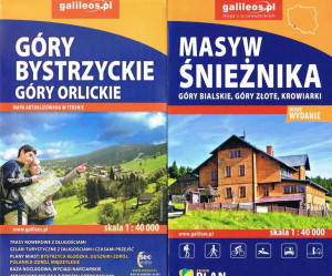 Mapa Tur Ziemia Kłodzka Na Dwóch Mapach Książka