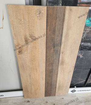 Stopnica na schody 120x30 drewnopodobne,płytki podłogowe Sentimental