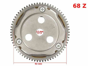 Sprzęgło Rozrusznika Zipp Quantum 50 2t Fi13mm 17z