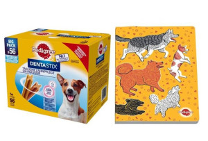 Pedigree Dentastix Mini 56 szt. - przysmak dla psów rasy małej + Notatnik P