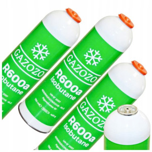 3 x IZOBUTAN R600a GAZ Czynnik Chłodniczy 420g