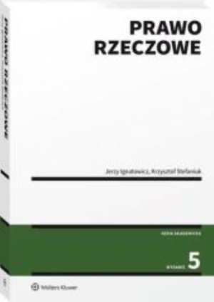 Prawo Rzeczowe Wyd 5 Książka Wolters Kluwer