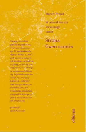 Strona Guermantów Marcel Proust Książka Officyna