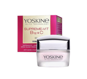 Yoskine Supreme-Vit B12&C Krem do twarzy 60+ Noc 50 ml