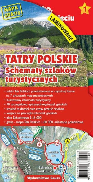 Tatry Polskie Schematy Szlaków Turystycznych Wyd L