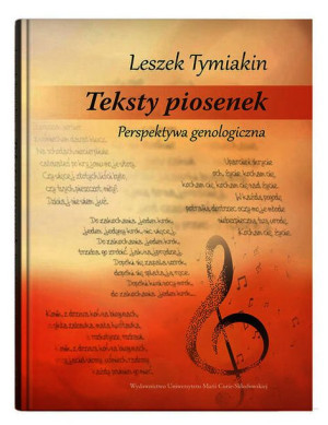 Teksty Piosenek Perspektywa Genologiczna Książka