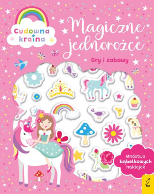 Wypukłe Naklejki Magiczne Jednorożce Książka Wilga
