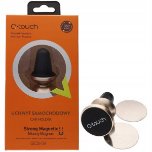 Uchwyt magnetyczny na kratkę Q-Touch czarny