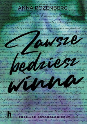 Zawsze Będziesz Winna Rozenberg Anna Książka Harde