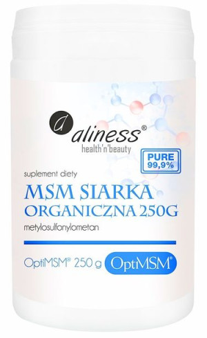 Aliness MSM Siarka Organiczna 250g