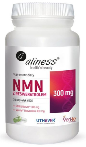 Aliness NMN z Resweratrolem 300mg 30 kapsułek