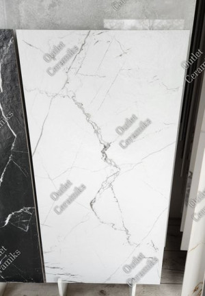 Płytki łazienkowe biały marmur matowy Marmo white 120x60 Cerrad