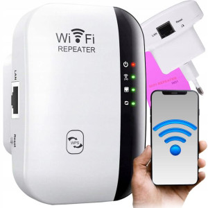 Mocny Wzmacniacz WiFI TURBO 300Mb/s NEW MODEL PRO