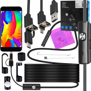Endoskop Kamera Inspekcyjna Android Led Premium Xl