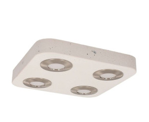 Lampa Cool Sufitowa 4xled 5w Beton Biały/satyna