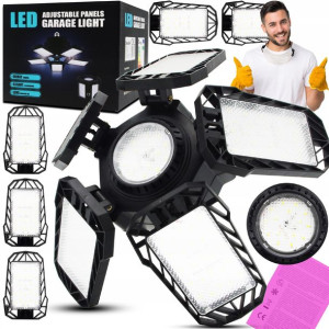 Lampa Warsztatowa Pro Sufitowa Składana Led Mocna