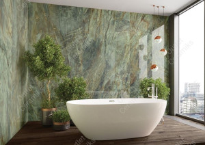 Płytki łazienkowe polerowane kamień 120x60 Brazilian green Cerrad