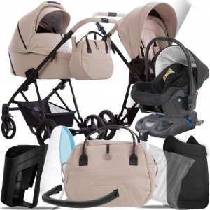 Wózek 4w1 Bebetto Yoddi Pro 01 Cz I Kite Baza Dock