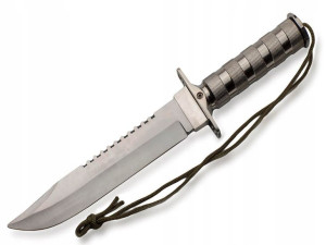 Nóż Taktyczny Rambo Finka Wojskowy Survival N266b
