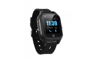 Smartwatch dla seniorów GoGPS FA28S 4G (czarny)