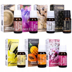 7x Aromatyczny Olejek Zapachowy Aromatum zestaw