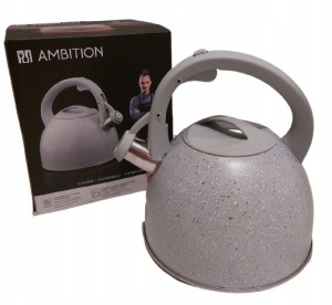 Ambition Czajnik z gwizdkiem 2,4l indukcja gaz