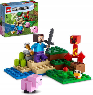 LEGO MINECRAFT Zasadzka Creepera 21177 KLOCKI