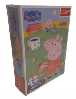 Trefl Świnka Peppa Pig Puzzle Gigant 36el 58x84cm