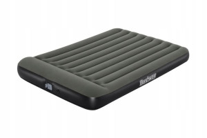Materac dwuosobowy z wbudowaną pompką 203x152x20cm