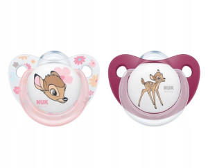 NUK Smoczek 0-6m DISNEY BAMBI 2szt