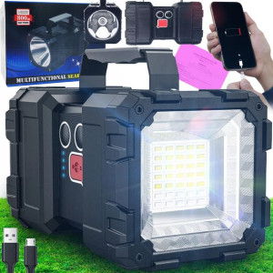 Latarka Akumulatorowa Powerbank Szperacz Led Mocna
