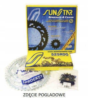 Sunstar Zestaw Napędowy Yamaha Mt-07 14-15 Standar