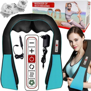 Masażer Szyi Karku Pleców Shiatsu 9w1 Grzejący Pro