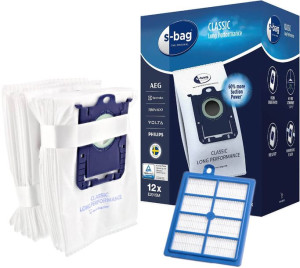 Worki S-bag Classic Performance 12szt Filtr Hepa