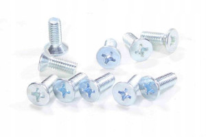Śruba M6 X 13mm 10 Szt. Krzyżak