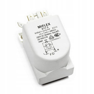 Kondensator Miflex p/z pralki Amica PA PB PC PD