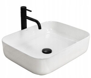 Umywalka Ceramiczna Nablatowa DEMI SLIM EDGE