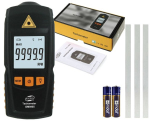 Tachometr Laserowy Miernik Obrotów 99999 Rpm Lcd