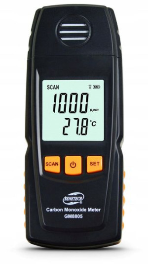 Miernik Tlenku Węgla Czujnik Czadu Co 1000ppm