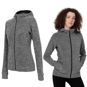 Polar Damski 4f Bluza Polarowa Kapturem Kurtka Xl